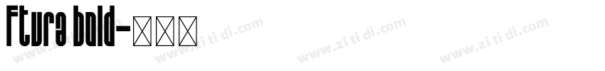 ftura bold字体转换